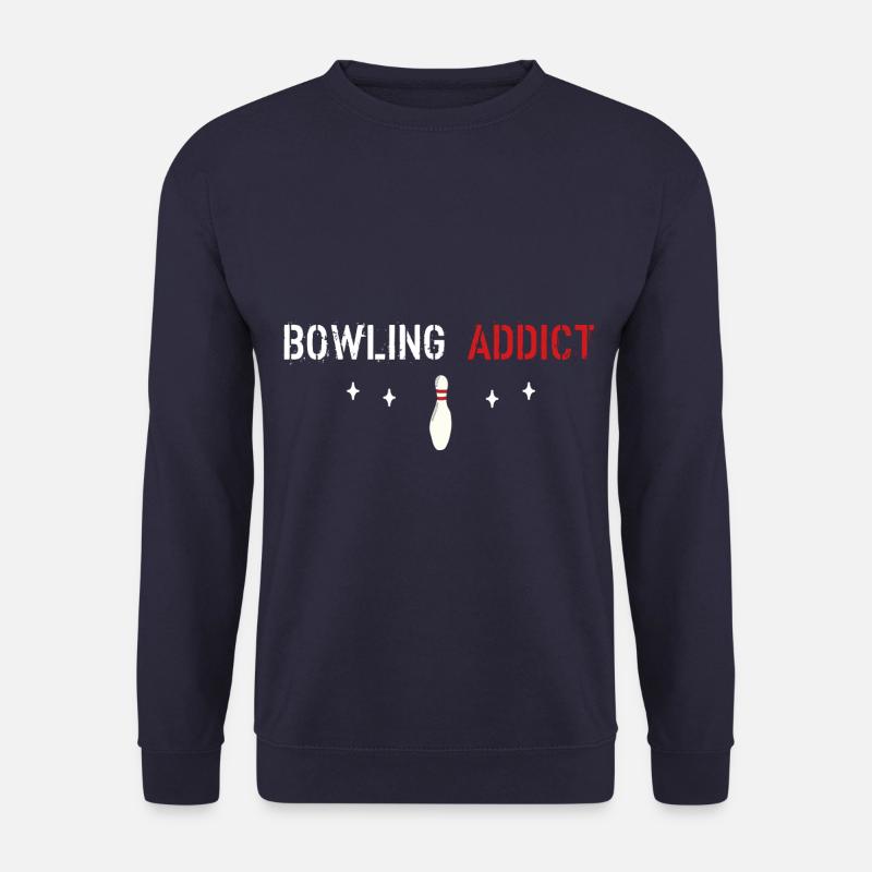 Bowling addict - Unisex Sweatshirt - navy