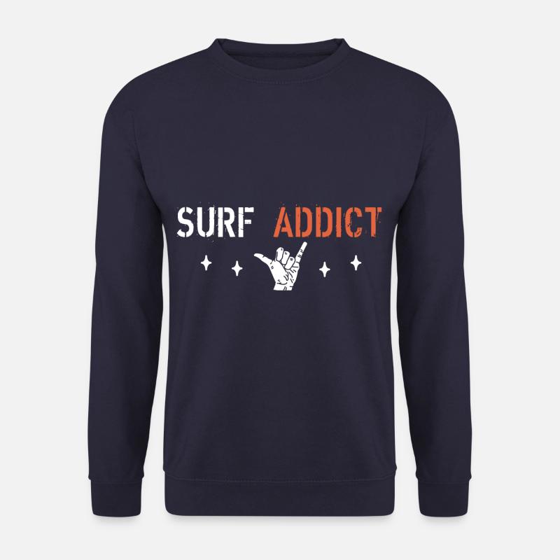 surf addict - Sweat-shirt Unisexe - marine