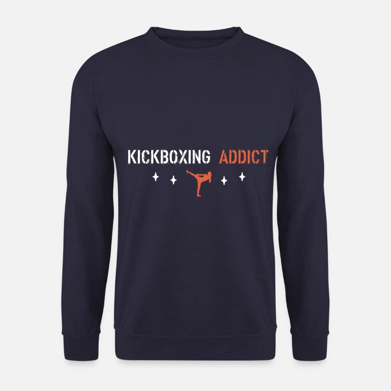 Kickboxing addict - Unisex Sweatshirt - navy