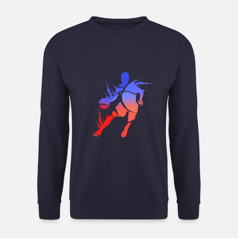 Bunter basketballer - Unisex Pullover - Navy