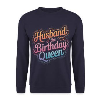 Ehemann Ehegatte Familie Hochzeit - Unisex Pullover - Navy - Vorne - Alina (178cm) & Michal (187cm)