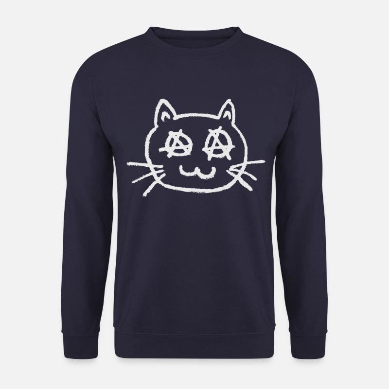 #cat - Unisex Pullover - Navy