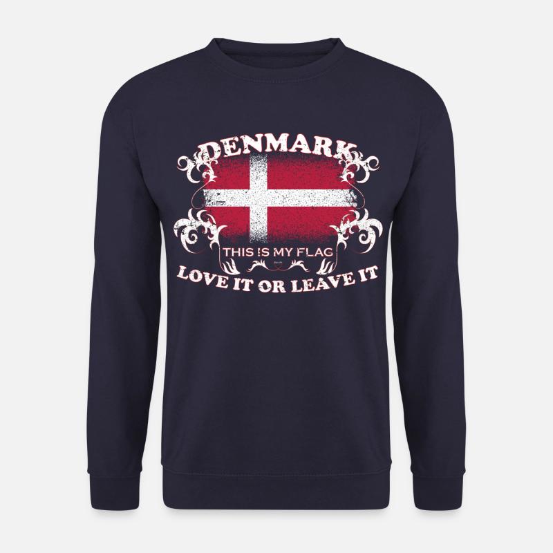 Danemark c'est mon drapeau - Sweat-shirt Unisexe - marine