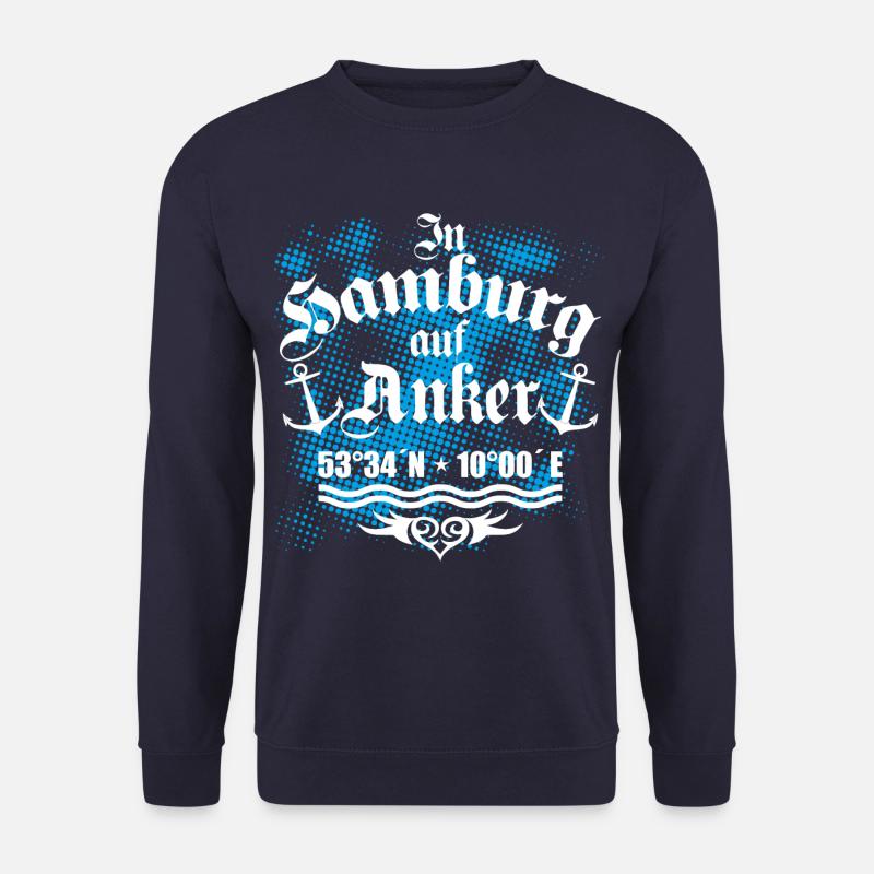 47 In Hamburg auf Anker - Unisex Pullover - Navy