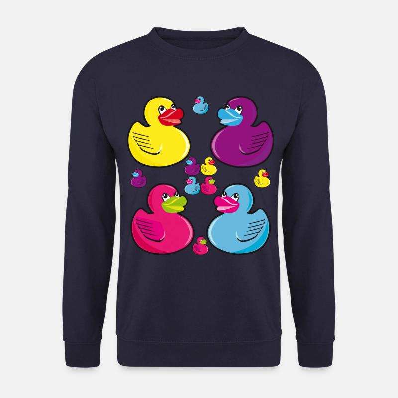 12 Rubber Ducks Ducks Quitsch - Unisex Sweatshirt - navy