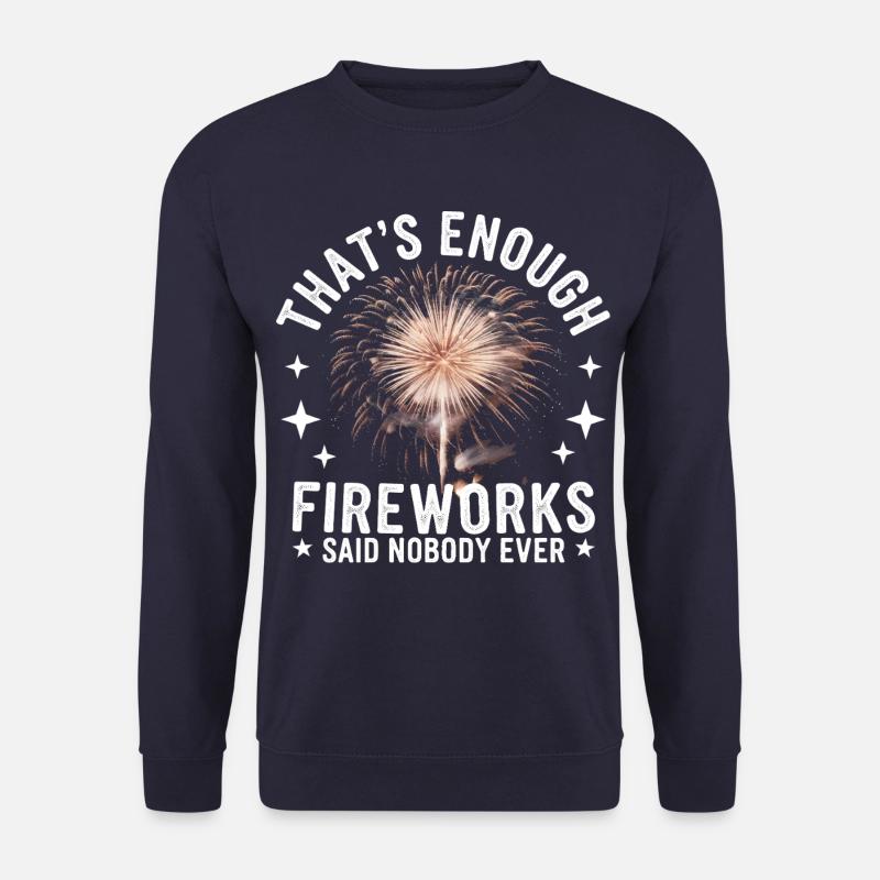 Pyrotechniker Feuerwerk Pyrotechnik - Unisex Pullover - Navy