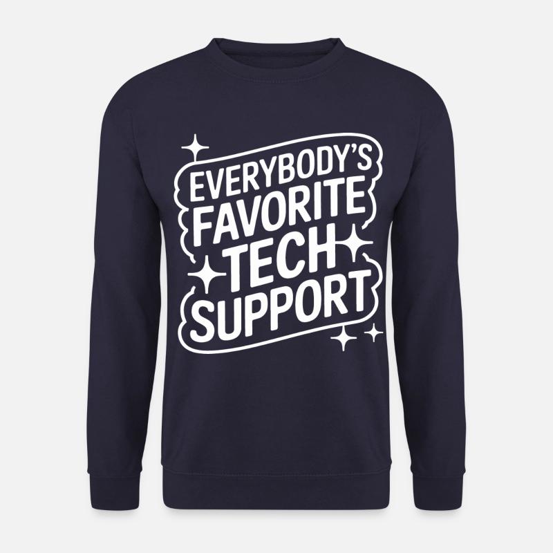 Technischer Support Computerfreak Nerd - Unisex Pullover - Navy