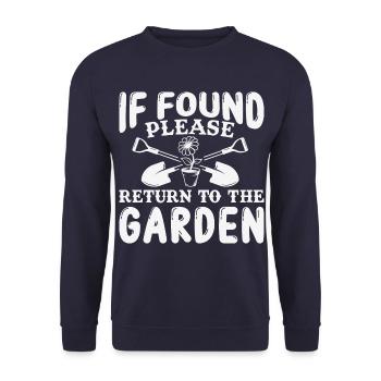 Jardiniers amateurs, jardiniers de fruits et légumes - Sweat-shirt Unisexe - marine - Devant - Alina (178cm) & Michal (187cm)