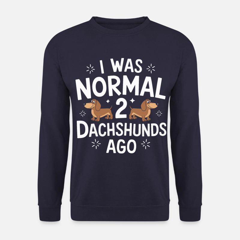 Dachshund Dog - Unisex Sweatshirt - navy