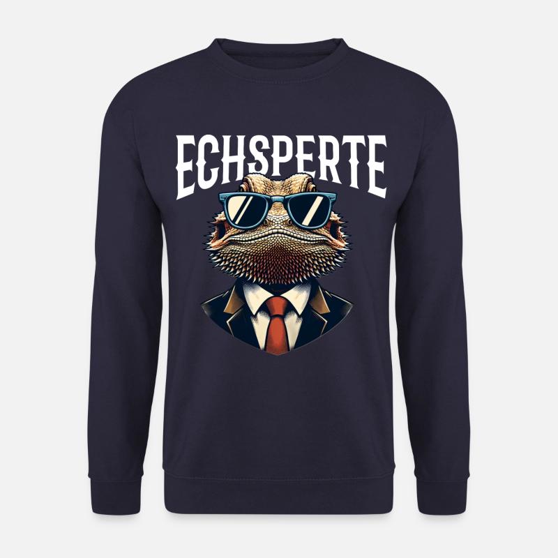 Bartagamen Echsperte - Unisex Pullover - Navy