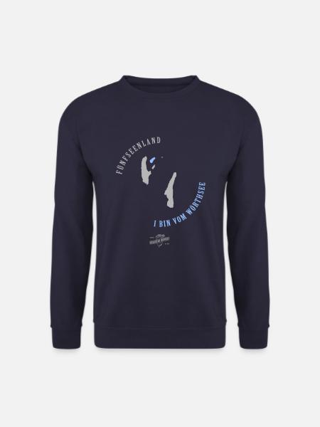 Bavarian Monkey I bin vom Wörthsee - Unisex Pullover - Navy