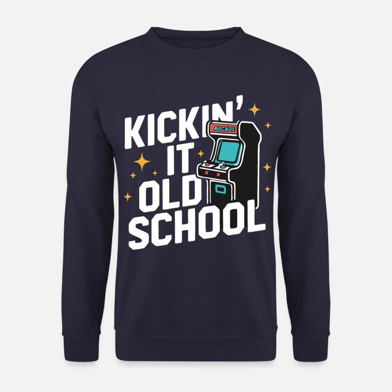 Arcade Spielhalle Spielautomat Gamer Gaming - Unisex Pullover - Navy