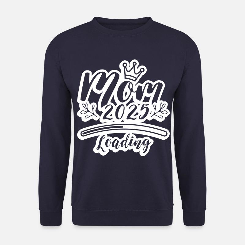Mama 2025 Loading Mom - Unisex Pullover - Navy