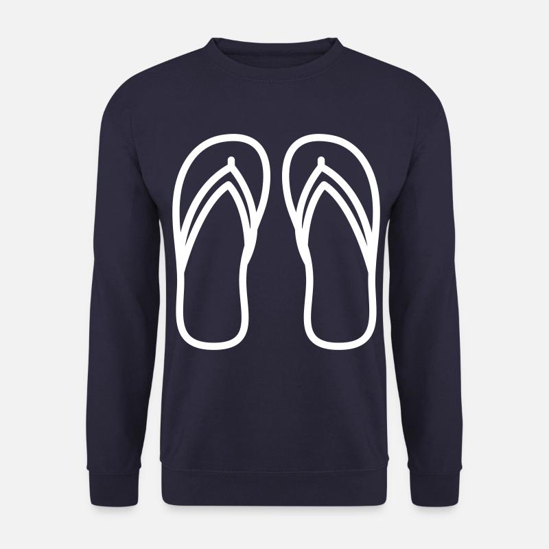 Badelatschen icon - Unisex Pullover - Navy