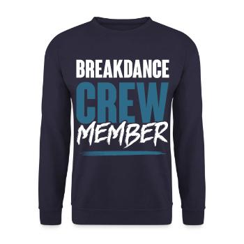 Équipe de breakdance - Sweat-shirt Unisexe - marine - Devant - Alina (178cm) & Michal (187cm)