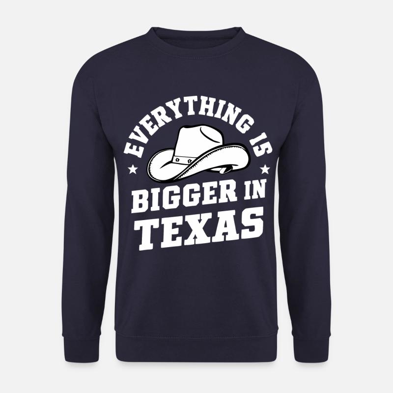 État du Texas Texans Texas - Sweat-shirt Unisexe - marine