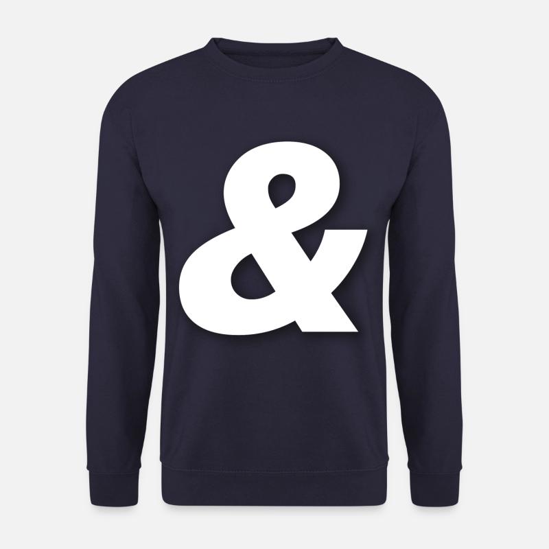 & - Unisex Sweatshirt - navy