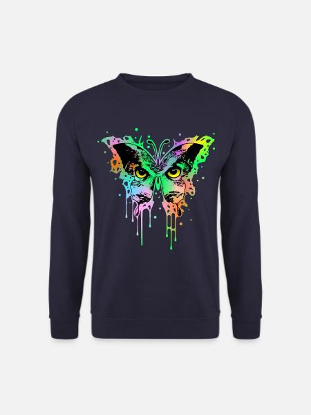 Eulenschmetterling 1 - Unisex Pullover - Navy