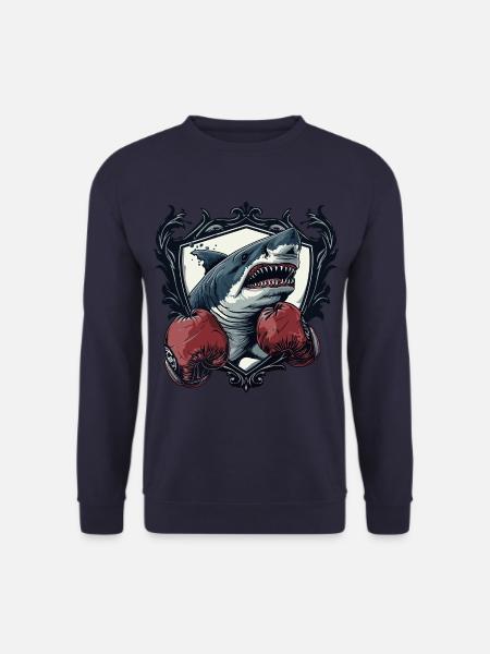 Shark Boxer MMA Logo - Sweat-shirt Unisexe - marine