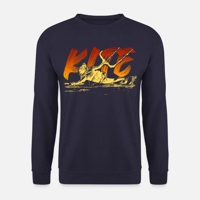 KITE Surfen Kitesurfen Kiten Kitesurfing - Unisex Pullover - Navy