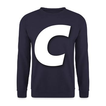 C - Sweat-shirt Unisexe - marine - Devant - Alina (178cm) & Michal (187cm)