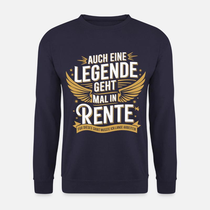 Even a legend retires - Unisex Sweatshirt - navy