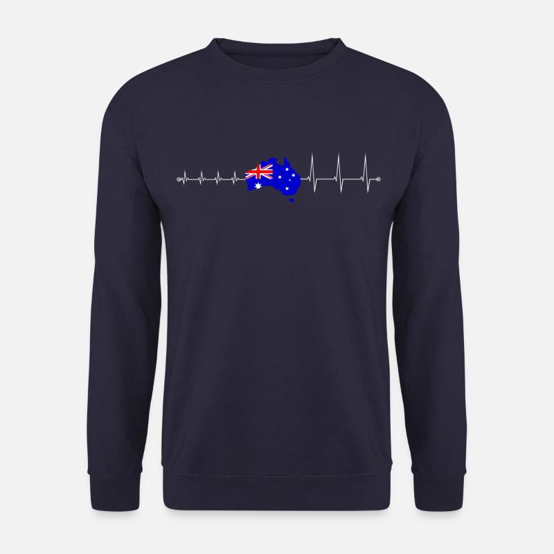 Heartbeat Australien - I love Australia - Unisex Pullover - Navy