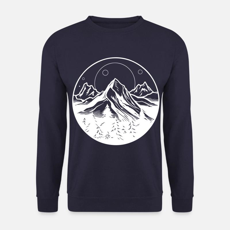 Mountains Nature - Unisex Sweatshirt - navy