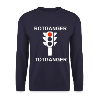T-shirt Rotger Totger - Sweat-shirt Unisexe - marine - Devant - Alina (178cm) & Michal (187cm)