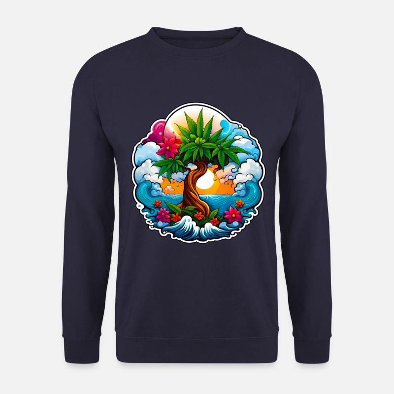 High waves 02 - Unisex Sweatshirt - navy