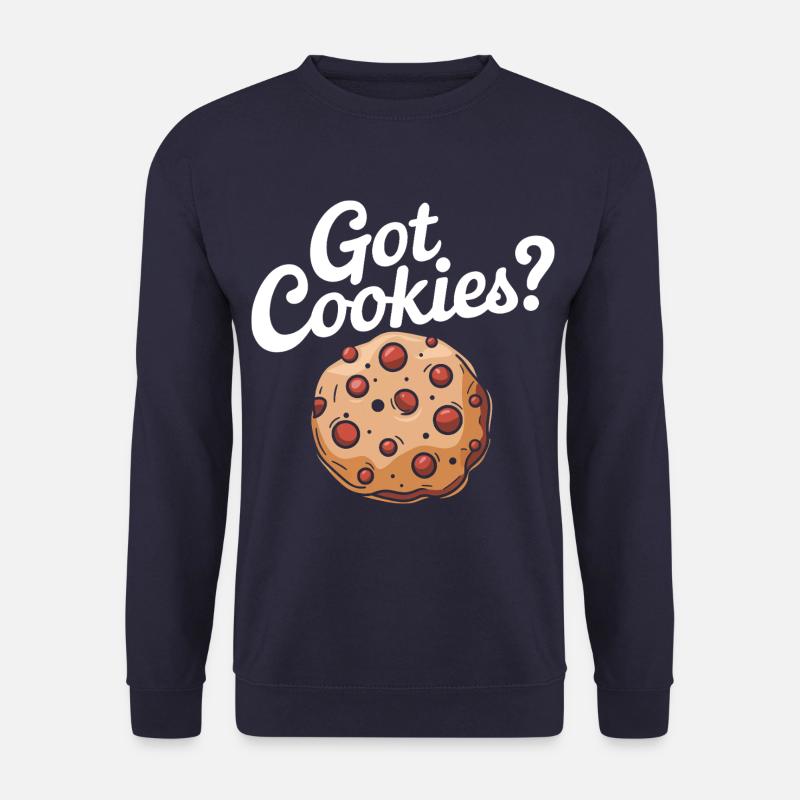 Cookies Biscuits Biscuits Biscuits Chocolat - Sweat-shirt Unisexe - marine