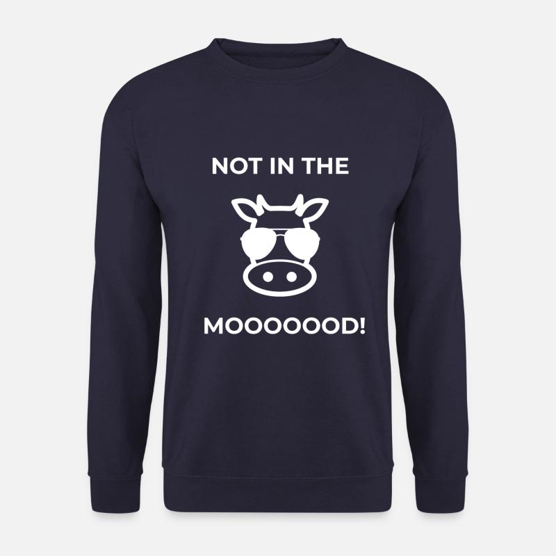 Lustige Witzige Sprüche Kuh - Unisex Pullover - Navy
