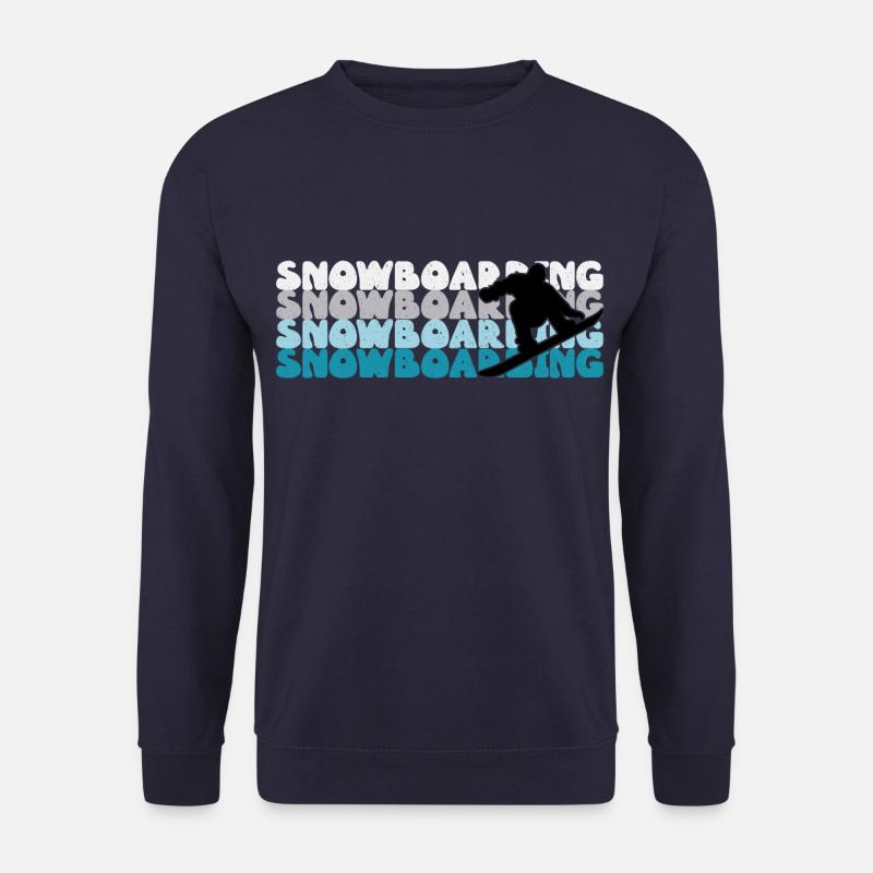 Snowboarding Snowboarding Snowboarding Snowboarder - Unisex Sweatshirt - navy