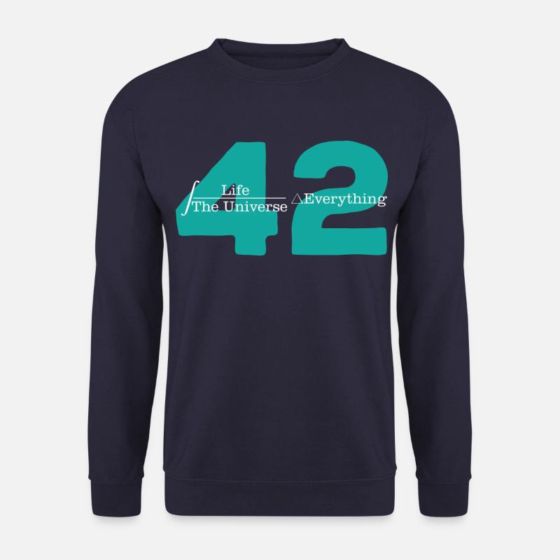 Universum 42 Die Antwort auf das Leben Cooles - Unisex Pullover - Navy