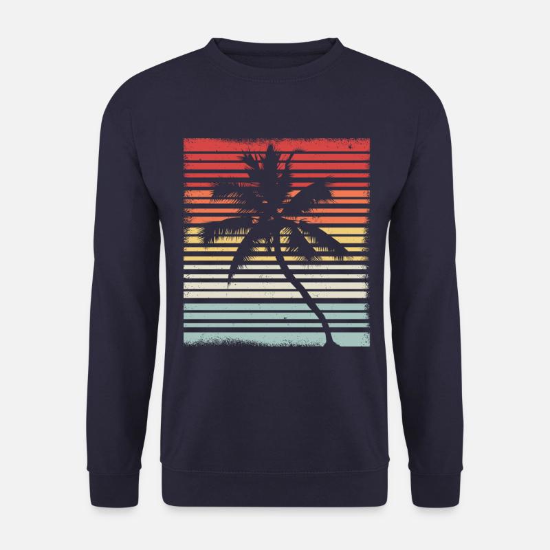 Kokosnuss Retro Vintage Cooles Geschenk - Unisex Pullover - Navy