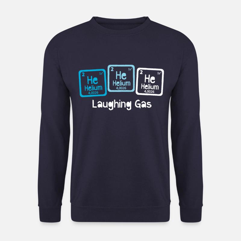 Helium Lachgas - Unisex Pullover - Navy