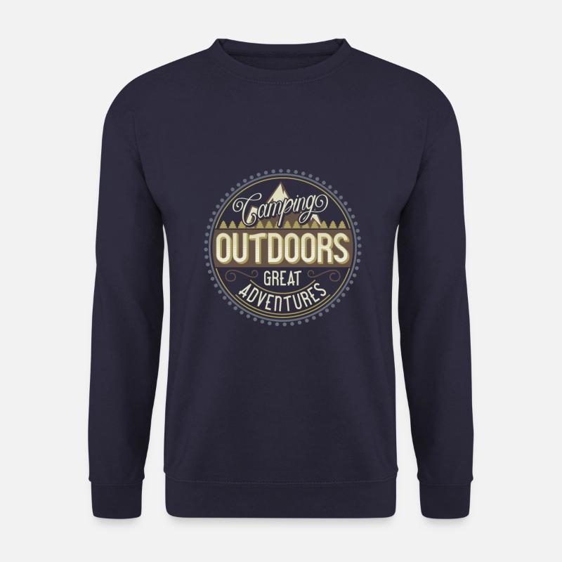 CAMPING OUTDOORS - Unisex Sweatshirt - navy
