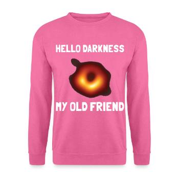 Trou noir l’univers obscurité - Sweat-shirt Unisexe - rose - Devant