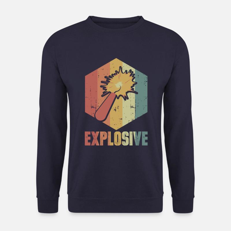 Dynamite Explosion Retro Cool Gift - Unisex Sweatshirt - navy