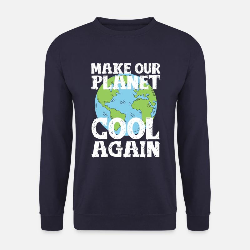 Klimawandel Earth Day cool kühl Spruch - Unisex Pullover - Navy