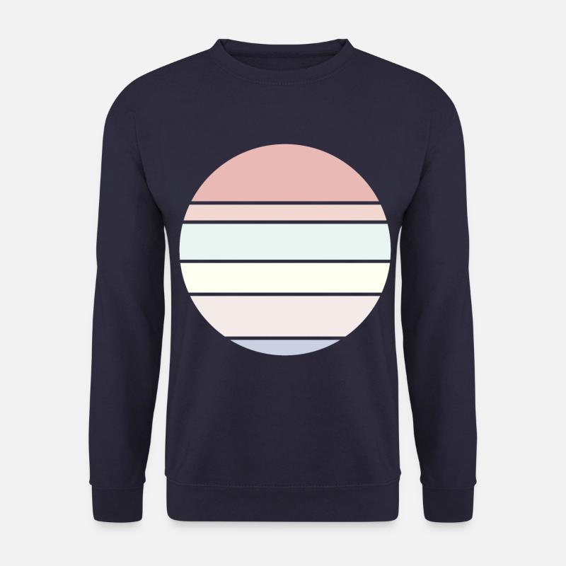 Background Pastel Circle - Unisex Sweatshirt - navy