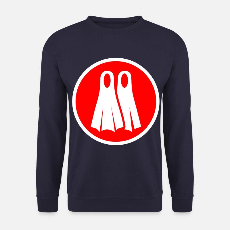 Taucherflossen Kreis - Unisex Pullover - Navy