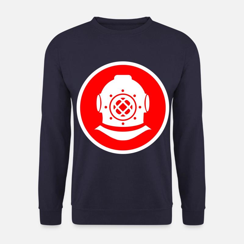Apnoe Tauchen Kreis - Unisex Pullover - Navy