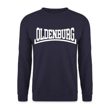 Oldenburg - Unisex Sweatshirt - navy - Front - Alina (178cm) & Michal (187cm)