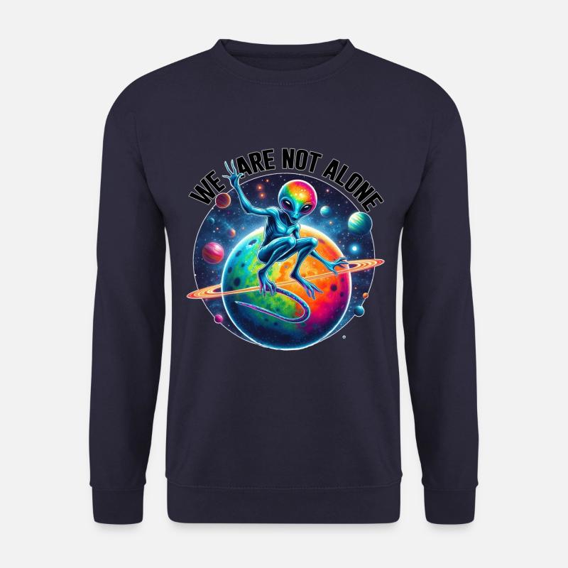 We are not alone.... - Unisex Sweatshirt - navy