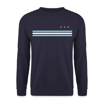 Champion d’Argentine - Sweat-shirt Unisexe - marine - Devant - Alina (178cm) & Michal (187cm)