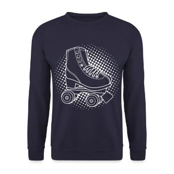 Roller quad Disco Party - Sweat-shirt Unisexe - marine - Devant - Alina (178cm) & Michal (187cm)