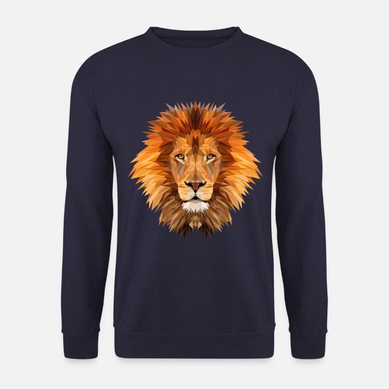 Geo-Löwe - Unisex Pullover - Navy