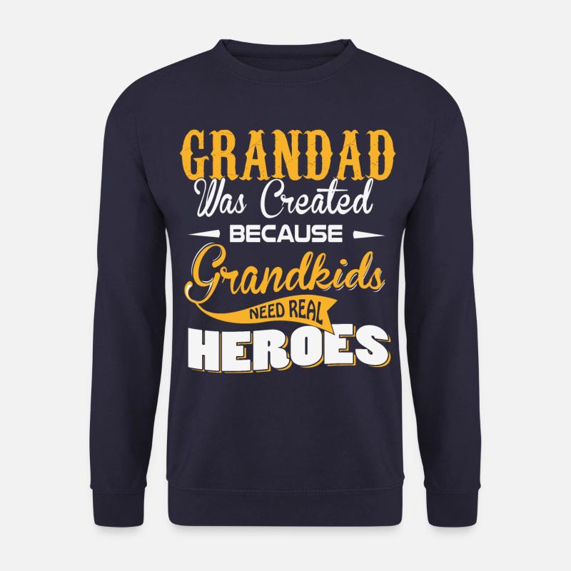 Granddad Hero - Unisex Pullover - Navy