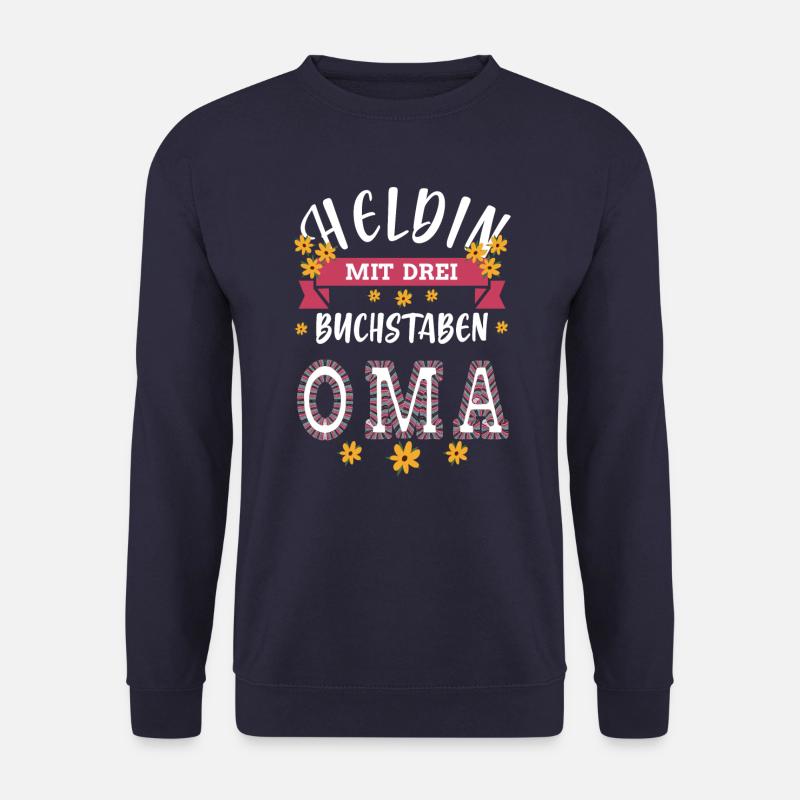 Oma Heldin - Unisex Pullover - Navy